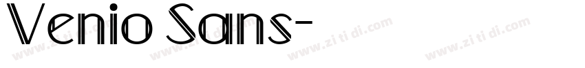 Venio Sans字体转换